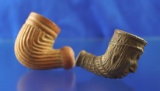 Pair of Clay Trade Pipes in excellent condition.