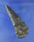 Paleo Knife found in Scioto Co., Ohio. Ex. Randy Hancock collection. Made from Coshocton Flint.