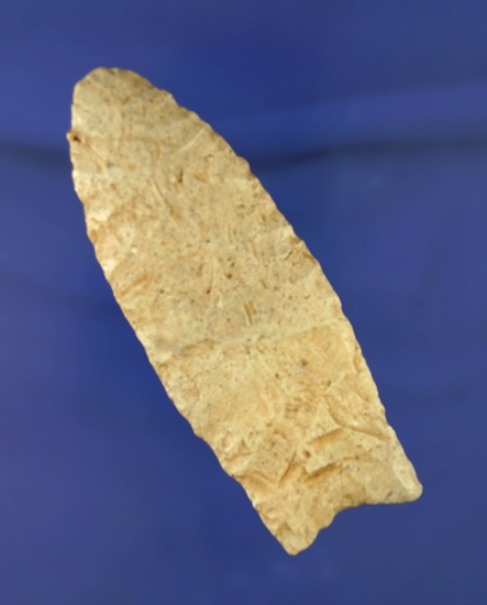 Sale Highlight! 4" Paleo Fluted Clovis - Kansas -beautiful Florence chert. Jackson and a Bennett COA