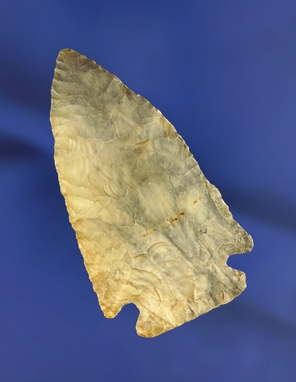 2 11/16" Nethers variety Flint Ridge Flint Pentagonal found in Richland Co.,  Ohio. Bennett COA.