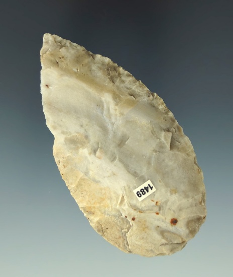 3 5/16" Flint Ridge Flint Adena Cache Blade found in Miami County Ohio.