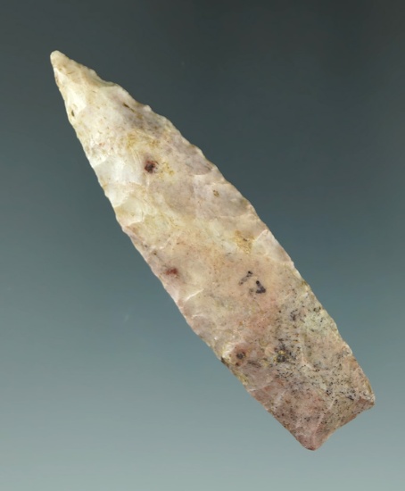 2 7/8" Nebo Hill made from attractive multicolored pink and cream material found in MO.