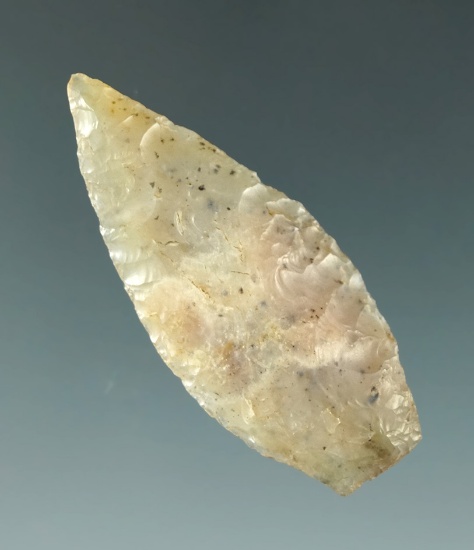1 13/16" Agate Basin - dendritic agate found near Isabel, South Dakota. Bennett COA.