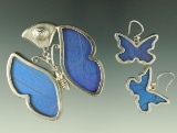 Attractive contemporary butterfly jewelry made by Iryna Adams.