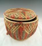 Beautifully crafted contemporary Cherokee basket which is 9