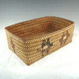 Beautifully woven contemporary Indian basket, which is 9