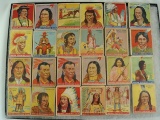 Set of 24 Indian chewing gum trading cards in very nice condition.