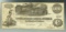 Confederate Jan. 17 1862 100 Dollar Note AU 3 Interest Stamps on Reverse