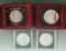 1971, 1976, 1985 and 1987 Canadian 50% Silver Commemorative Dollars in Original Holders