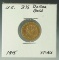 1915 Gold 2 ½ Dollar Indian XF