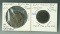 Hungary Bronze Bella III Rex 1172 – 1196 F and Dutch Colonial 1790 Duit (New York Penny) F