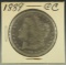 Rare 1889-CC Morgan Silver Dollar F Details