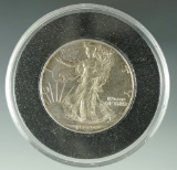 1942 Walking Liberty Half Dollar AU Details