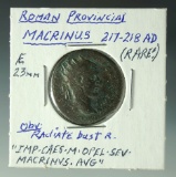 Roman Provincial Macrinus 217 – 218 AD F Details