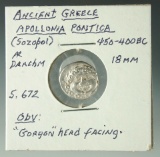 Ancient Greece Apollonia Pontica Silver Drschm 450 – 400 BC AU Details