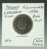 Poland 1590 3 Groschen VF