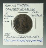 Roman Imperial Constantius Gallus 351 – 354 AD F Details