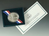 1999-P Yellowstone Uncirculated Commemorative Silver Dollar in Original Box with COA