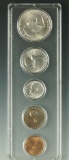 1953 Year Set in Holder Cent – Half Dollar BU