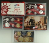 2007 Silver Proof Set in Original Box with COA Missing Outer White Sleeve