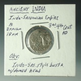 Ancient India Indo-Sassanian Empire 3rd – 4th Century AD VF