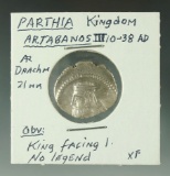 Parthia Kingdom Artabanos III Drachm 10 – 38 AD XF