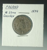 Poland 1534 Groschen F