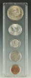 1955 Year Set in Holder Cent – Half Dollar BU