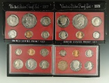 1977, 1978, 1980 and 1982 Proof Sets in Original Boxes