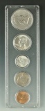 1952 Year Set in Holder Cent – Half Dollar BU