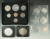 Canada 1971 & 1974 50% Silver Comm. Dollars, 1972 Mint Set & 1974 Double Cent Set