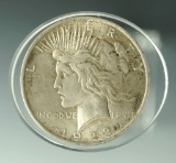 1923 Peace Silver Dollar AU