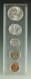 1955 Year Set in Holder Cent – Half Dollar BU