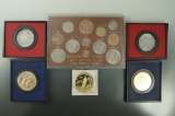 Great Britain 12 Coin Set First and Last in Damaged Holder. * See full description for details.