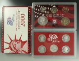 2000 Silver Proof Set in Original Box with COA