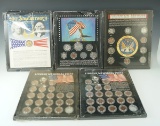 5 Framed Sets of Coins * See full description for details.