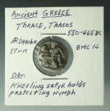 Ancient Greece Thrace, Thasos Drachm 550 – 465 BC F