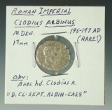 Roman Imperial Silver Denarius 195 – 197 AD XF