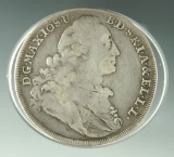 German States Bavaria 1771 Silver Thaler F Details