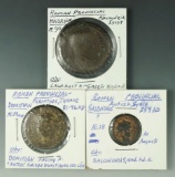 3 Bronze Roman Provincial Coins * See full description for details.