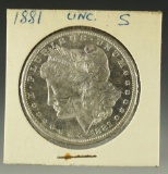 1881-S Morgan Silver Dollar BU