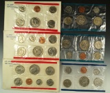1979, 1980 and 1981 Mint Sets in Original Envelopes