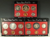 1973, 1976 and 1979 Proof Sets in Original Boxes