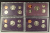 1984, 1989, 1991 and 1992 Proof Sets in Original Boxes