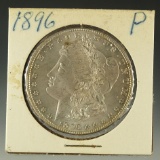 1896 Morgan Silver Dollar Choice AU