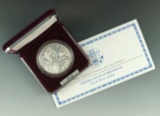 1999-P Dolley Madison Proof Commemorative Silver Dollar in Original Box with COA