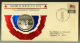 1972 Proof World Series Sterling Silver Medal First Day Cover