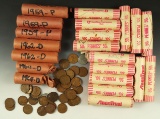 41 Wheat Cents 19 Rolls Uncirculated Memorial Cent Rolls and 2 Partial Rolls 1959 – 1981