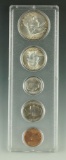 1955 Year Set in Holder Cent – Half Dollar BU