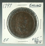 Great Britain 1797 Penny XF+